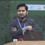 ঢাকা বিশ্ববিদ্যালয়ের সিনেট ভবনে অনুষ্ঠিত জুলাই কনফারেন্সে কি-নোট স্পিকার ড.উসামা আল-আযামী।