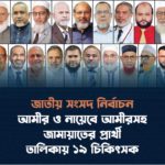 আগামী সংসদ নির্বাচন: আমীর ও নায়েবে আমীরসহ জামায়াতের প্রার্থী তালিকায় ১৯ চিকিৎসক।