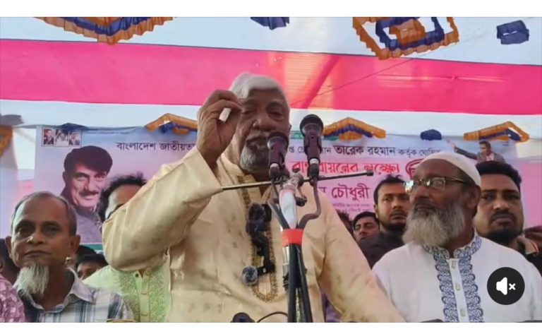 আমি (দিরাই-শাল্লার) মানুষের সেবা করিতে চাই – সাবেক সংসদ নাছির উদ্দীন চৌধুরী।