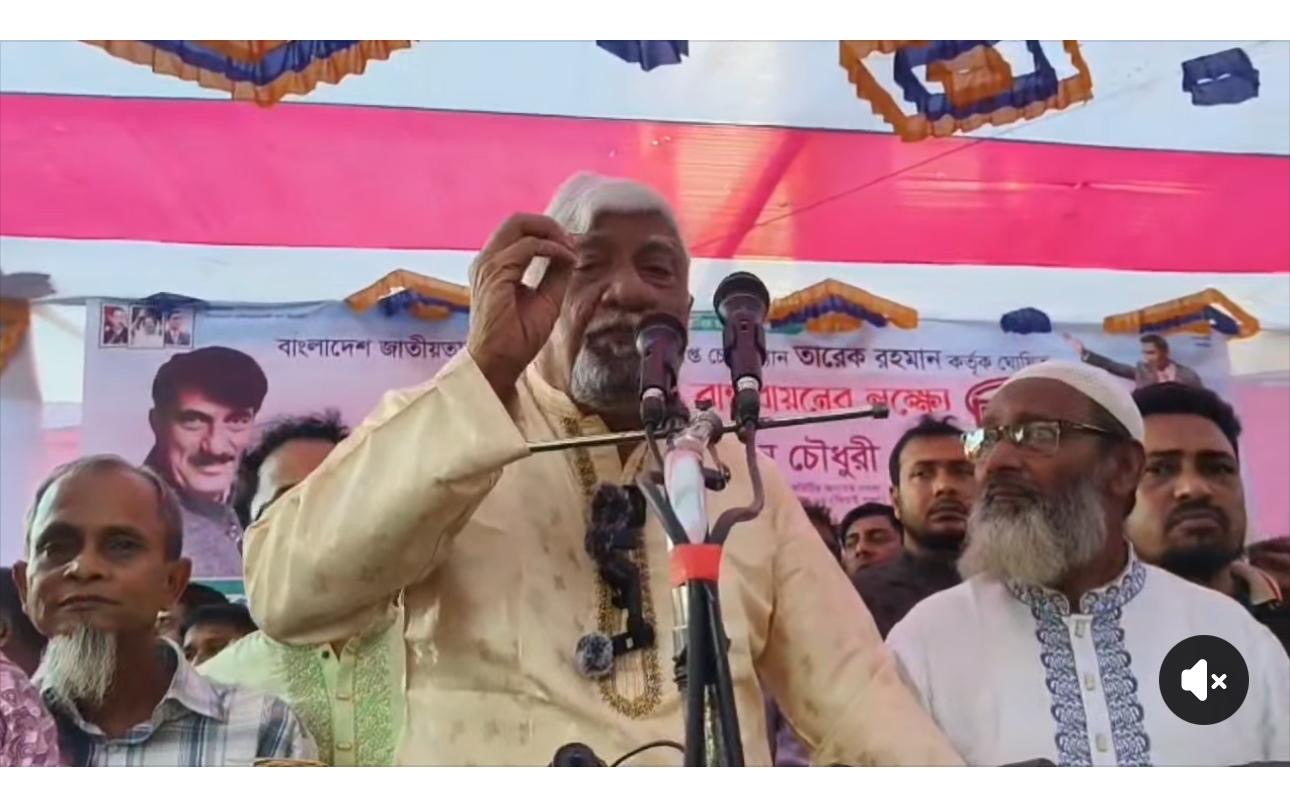 আমি (দিরাই-শাল্লার) মানুষের সেবা করিতে চাই – সাবেক সংসদ নাছির উদ্দীন চৌধুরী।